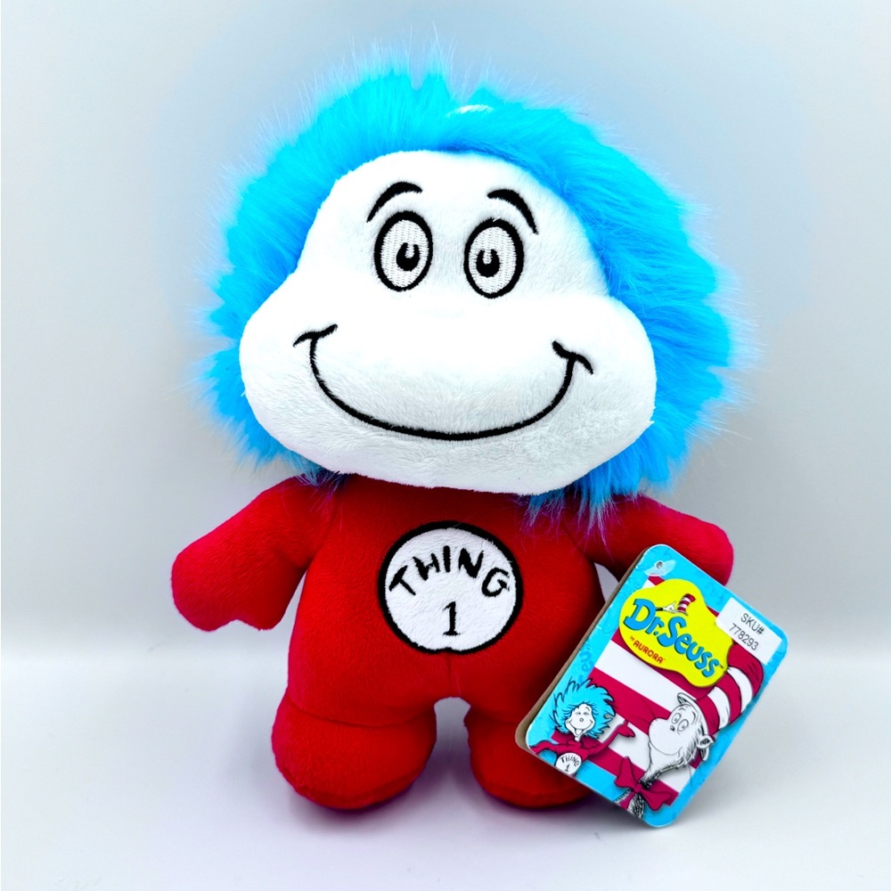NWT Aurora® Whimsical Dr. Seuss™ Dood Plushie™ Thing One & Two Double Plushie